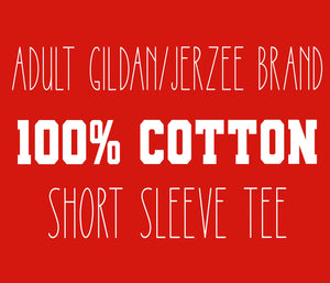 Adult Gildan/Jerzee Brand 100% Cotton Short Sleeve Tees