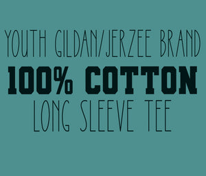 Youth Gildan/Jerzee 100% Cotton Long Sleeves