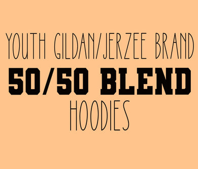 Youth Gildan/Jerzee 50/50 Blend Hoodie