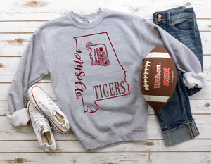 Deshler Tigers State Shirt Design