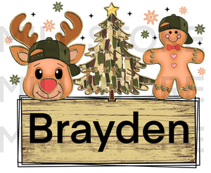 Kids Custom Christmas Name