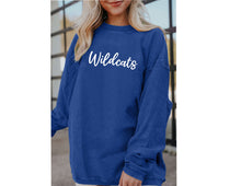 Load image into Gallery viewer, Blue Corded Sweatshirt