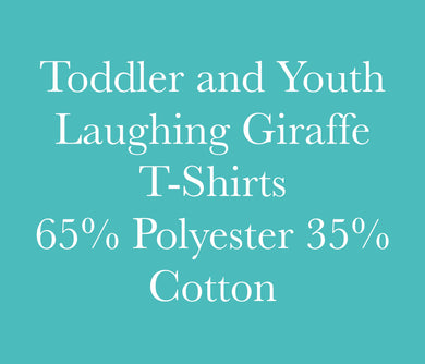 Toddler and Youth Laughing Giraffe T-Shirts