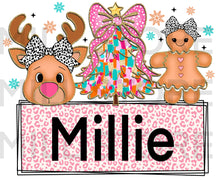 Load image into Gallery viewer, Kids Custom Christmas Name