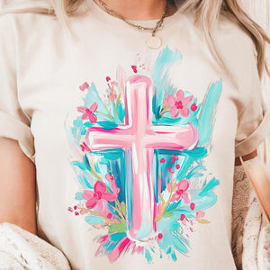 Brush Stroke Cross