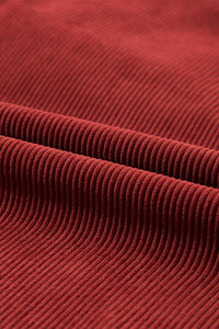 Maroon Ribbed Sweatshirt