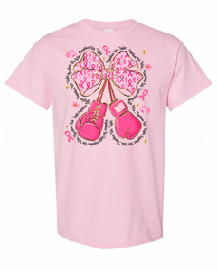 Breast Cancer Boxing Glove Bow
