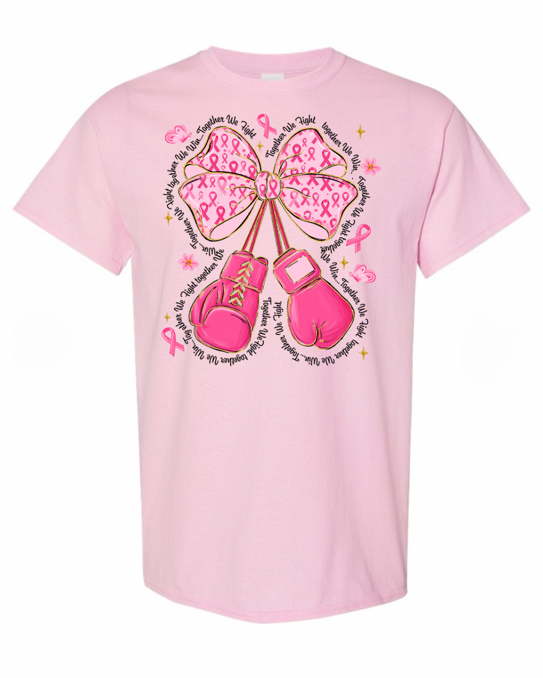 Breast Cancer Boxing Glove Bow