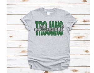 Distressed Team Name T-Shirts