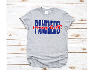 Distressed Team Name T-Shirts