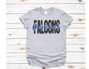 Distressed Team Name T-Shirts