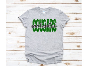 Distressed Team Name T-Shirts