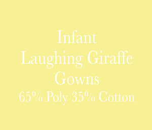 Infant Laughing Giraffe Gowns