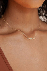 Gold Mama Necklace