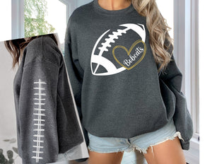 Football Heart Sweatshirts Round 2