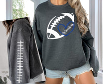 Load image into Gallery viewer, Football Heart Sweatshirts Round 3