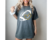 Load image into Gallery viewer, Football Heart T-Shirts Round 2