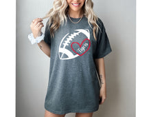 Load image into Gallery viewer, Football Heart T-Shirts Round 2