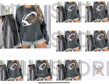 Load image into Gallery viewer, Football Heart Sweatshirts Round 2