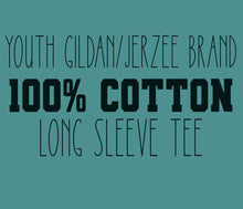 Load image into Gallery viewer, Youth Gildan/Jerzee 100% Cotton Long Sleeves