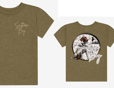 Southern Boy Bird Dog with Duck