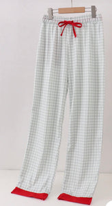 Sage Gingham Christmas Pajamas