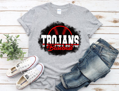 Muscle Shoals Trojans Baseball Burst