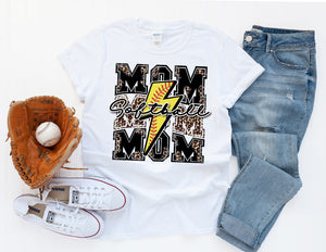 Softball Mom Lightening Bolt