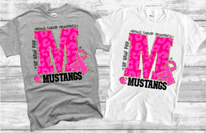 Mustangs Breast Cancer Shirt