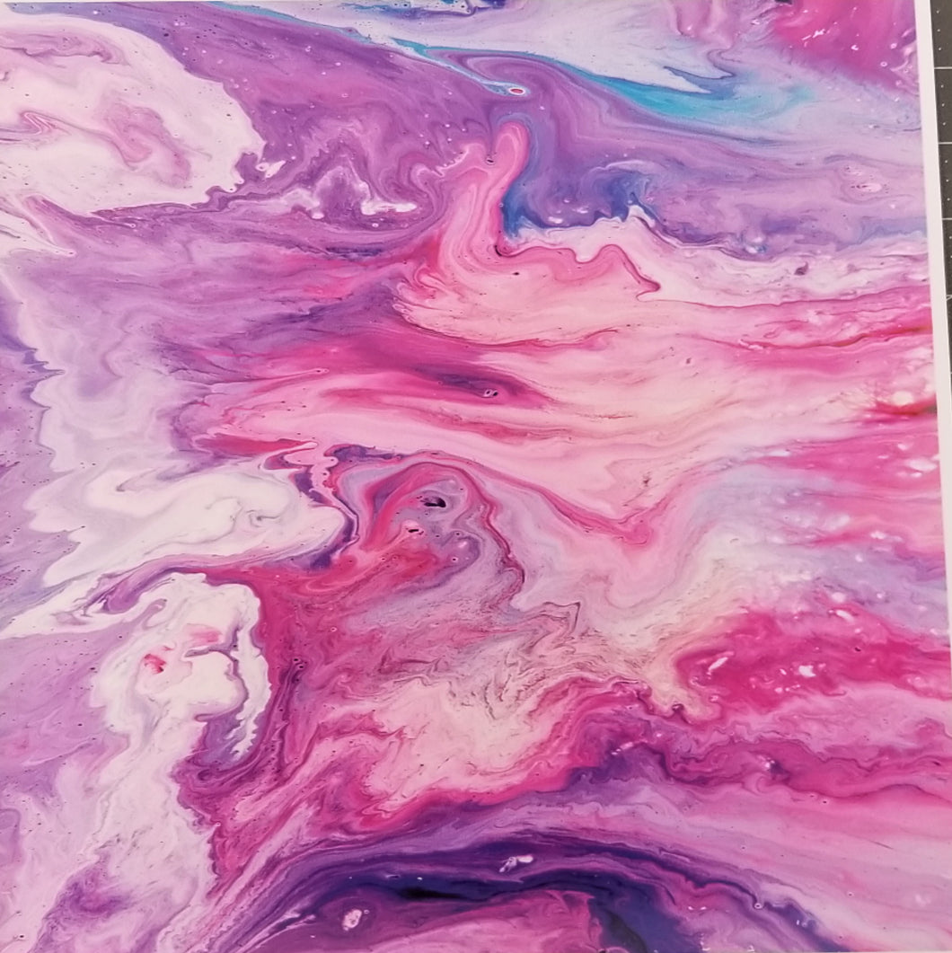 Marble-Purple and Pink Pattern Adhesive